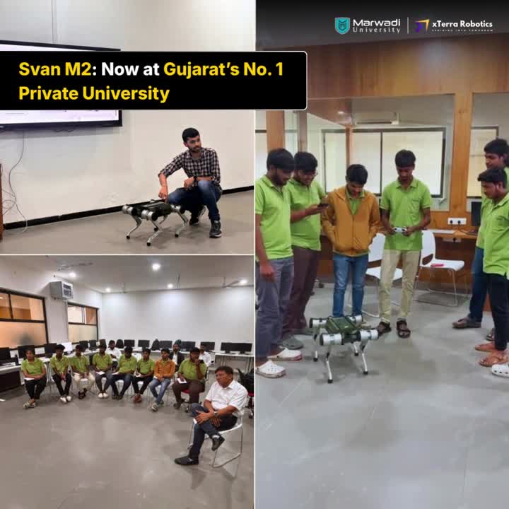 Svan M2 Arrives at Marwadi University, Gujarat