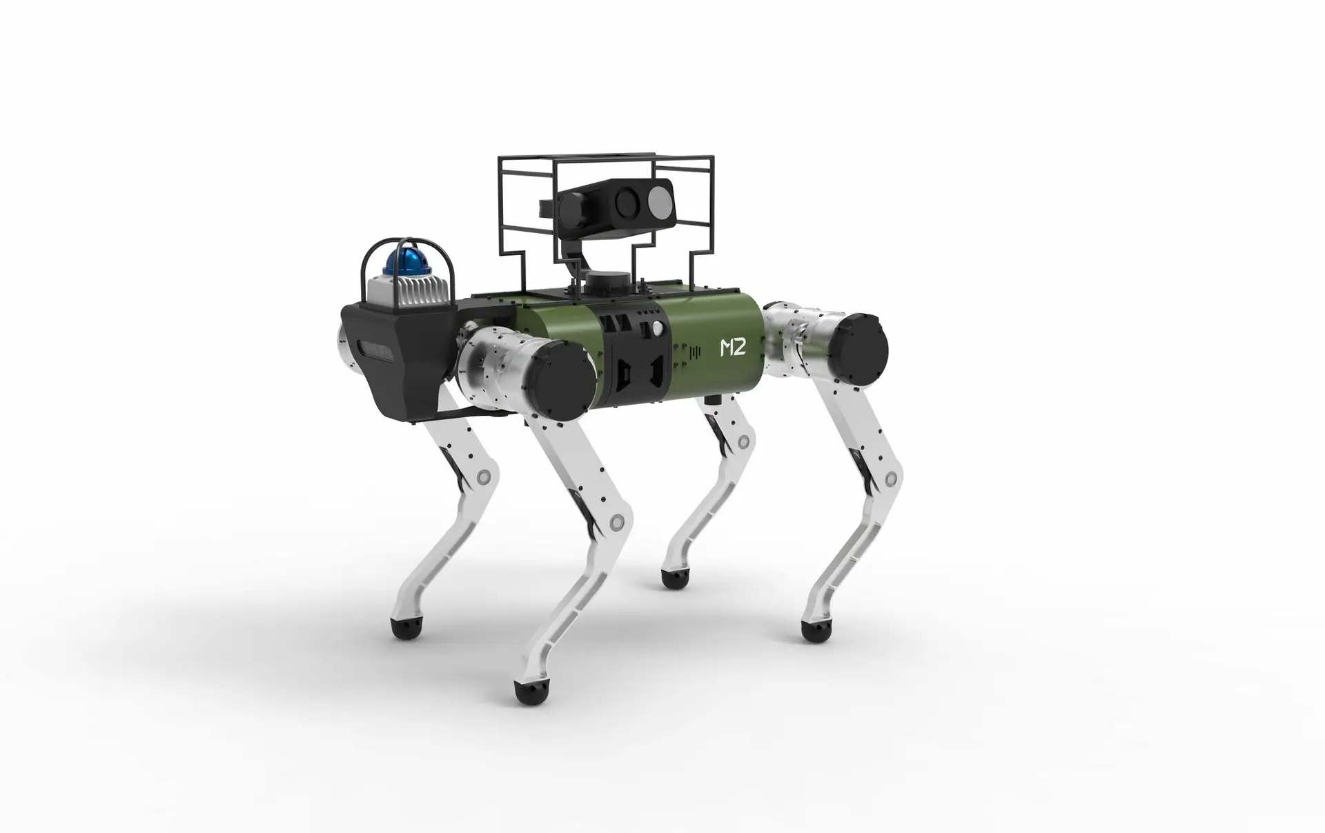 SVAN M2 quadruped robot with camera, LiDAR and PTZ payload